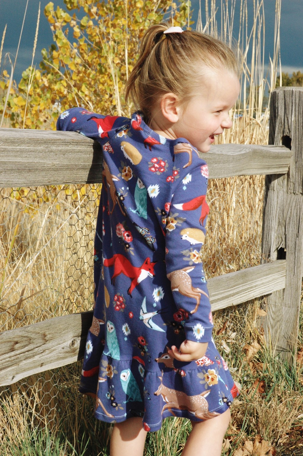 Waterfall Raglan Dress